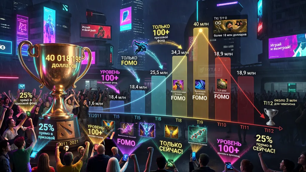 Почему призовые The International упали: причины снижения призового фонда Dota 2