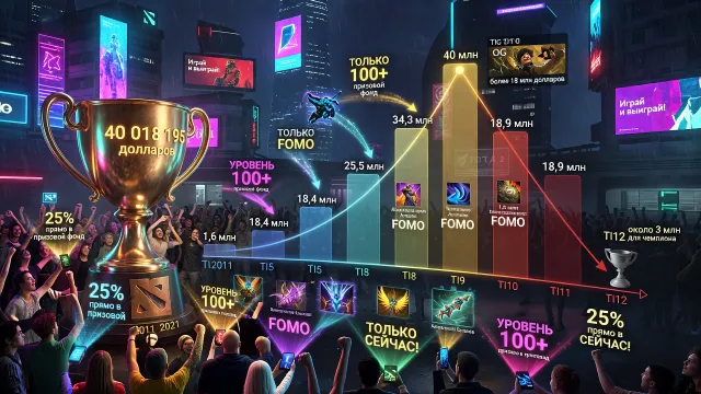 Почему призовые The International упали: причины снижения призового фонда Dota 2
